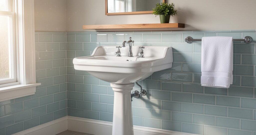 Comment choisir un lavabo ancien pour une salle de bain rétro